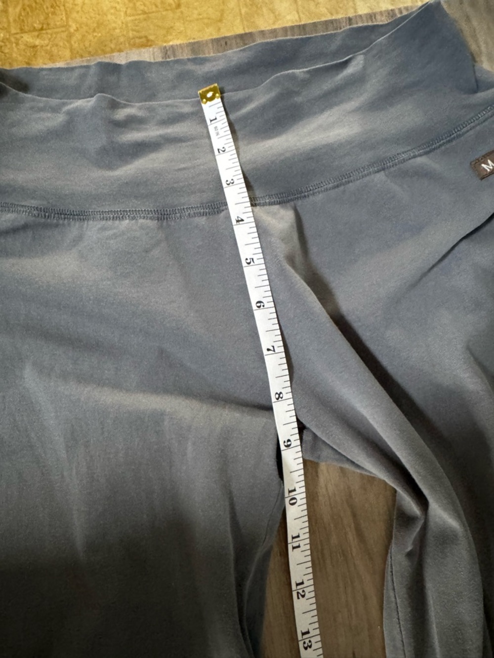 Matilda Jane charcoal gray pants with brown logo tag - Picture 8 of 10